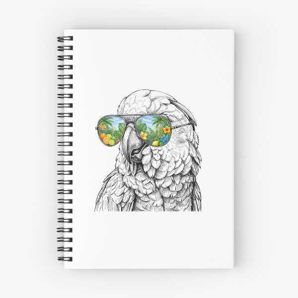 Item preview, Macaw Tropical Jungle Sunglasses Reflection designed and sold by Bad-Decisions-Designs.