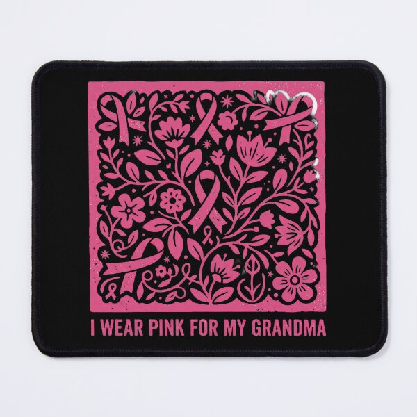 Item preview, Breast Cancer Awareness Grandma Pink Ribbon Floral designed and sold by marry treasures.