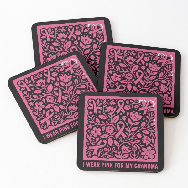 Item preview, Breast Cancer Awareness Grandma Pink Ribbon Floral designed and sold by marry treasures.