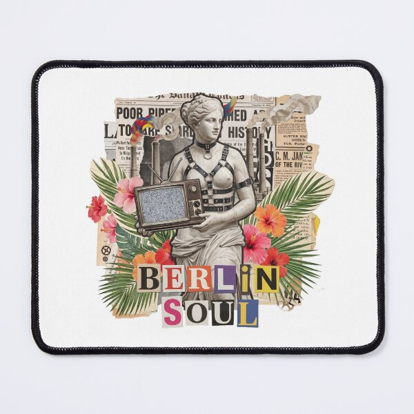 Item preview, Berlin Soul Vintage Dada Collage Print - Retro Statue Underground Culture Art designed and sold by OzzFrequency.