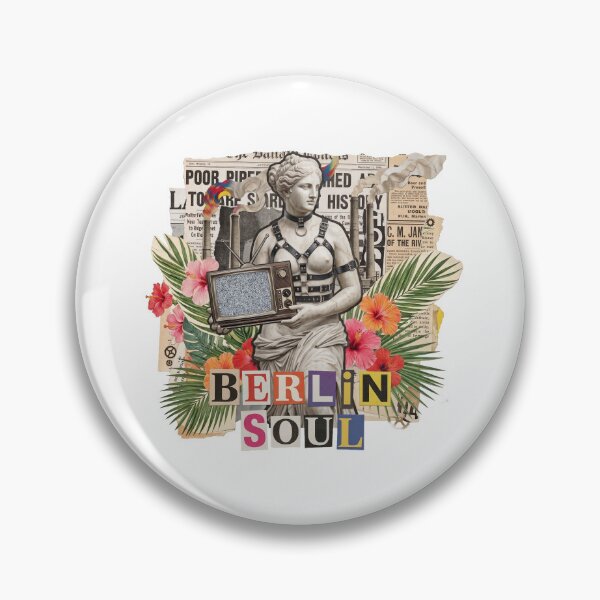 Item preview, Berlin Soul Vintage Dada Collage Print - Retro Statue Underground Culture Art  designed and sold by OzzFrequency.