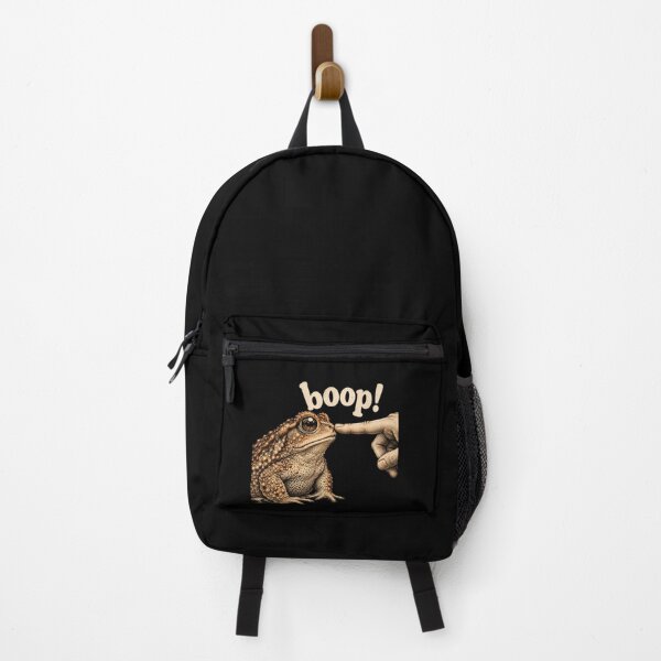 Item preview, toad pop art illustration with playful boop gesture designed and sold by ROUX-ART.