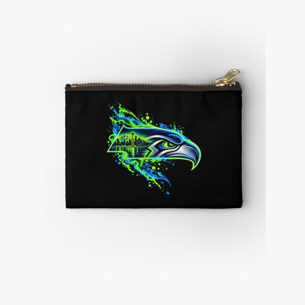 Item preview, Neon Seahawks Head - Seattle Skyline Graphic Sports designed and sold by moonfullStudio.