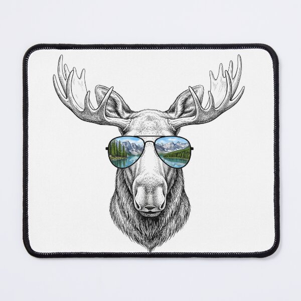 Item preview, Moose Alpine Lake Shades Reflection designed and sold by Bad-Decisions-Designs.