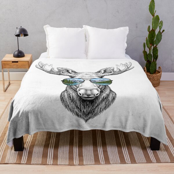 Item preview, Moose Alpine Lake Shades Reflection designed and sold by Bad-Decisions-Designs.