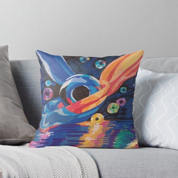 Item preview, Colorful Abstract Watercolor Wings Over Reflective Water – Vibrant Fantasy Art. designed and sold by fbtrisha.