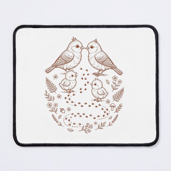 Item preview, Cute Terracotta Bird Footprints Trail designed and sold by Mahesh  Tolani.