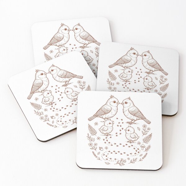 Item preview, Cute Terracotta Bird Footprints Trail designed and sold by Mahesh  Tolani.