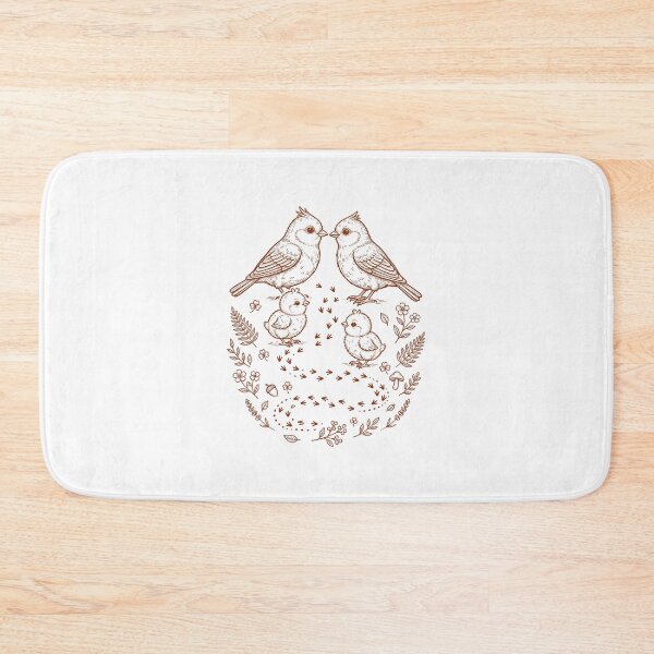 Item preview, Cute Terracotta Bird Footprints Trail designed and sold by Mahesh  Tolani.