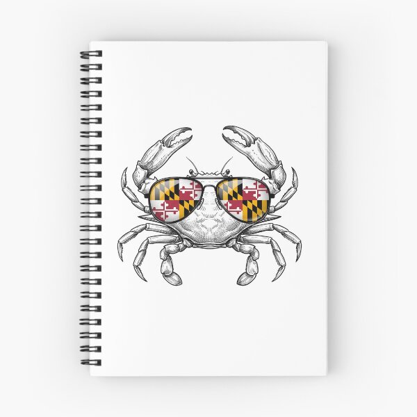Item preview, Crab Maryland Flag Sunglasses Reflection designed and sold by Bad-Decisions-Designs.