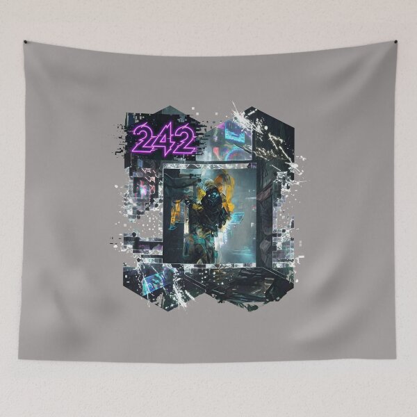 Item preview, 242 Pixelated Digital Grid Album Style Art-1 designed and sold by FranFranke.