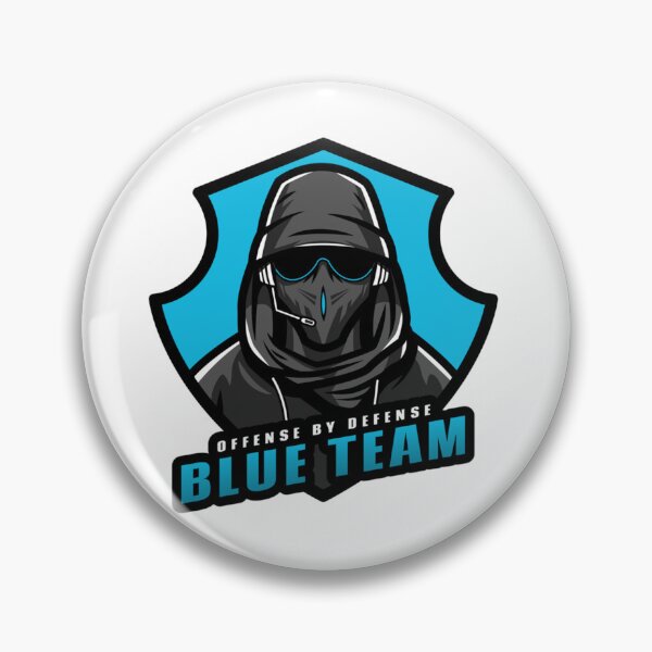 Item preview, Blue Team  Hacker design   designed and sold by melanyanderson.
