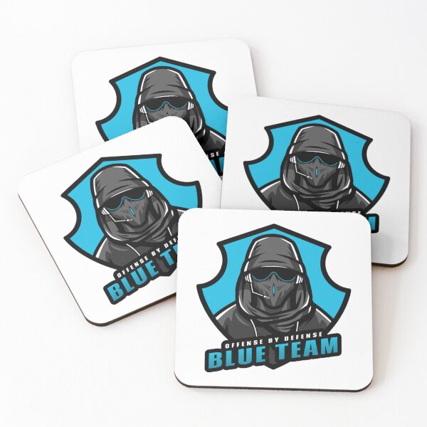 Item preview, Blue Team  Hacker design   designed and sold by melanyanderson.