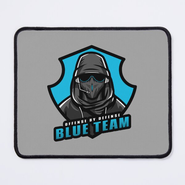 Item preview, Blue Team  Hacker design   designed and sold by melanyanderson.