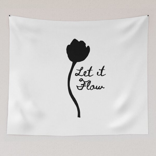 Item preview, Black Tulip Flower - Let It Flow designed and sold by PublicArtDesign.