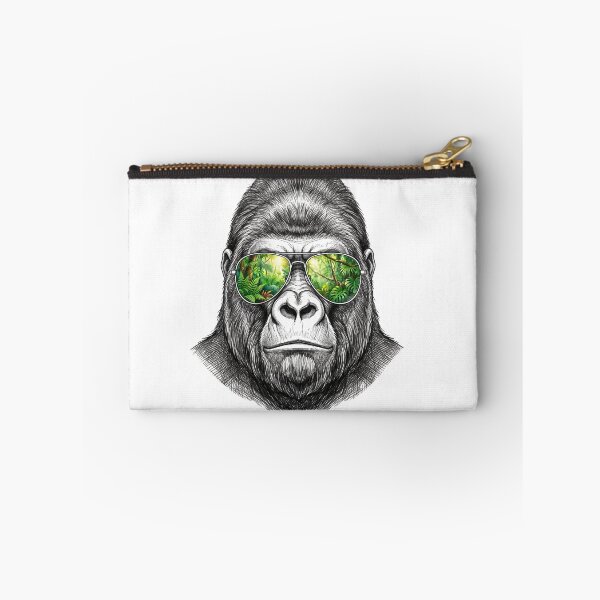Item preview, Gorilla Jungle Canopy Sunglasses Reflection designed and sold by Bad-Decisions-Designs.