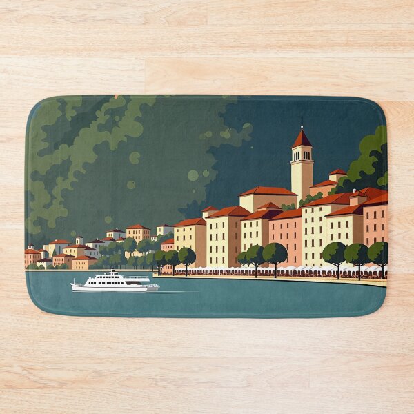 Item preview, Lugano Ticino Switzerland – Vintage Travel Poster RBA-2026-0005-A designed and sold by IdeaSmith.