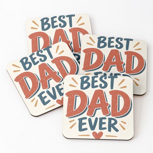 Item preview, Best Dad Ever Retro Quote designed and sold by Willow Sky.