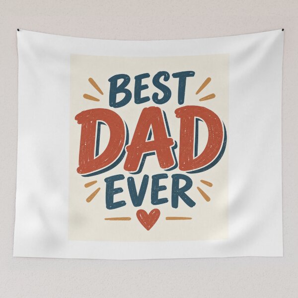 Item preview, Best Dad Ever Retro Quote designed and sold by Willow Sky.