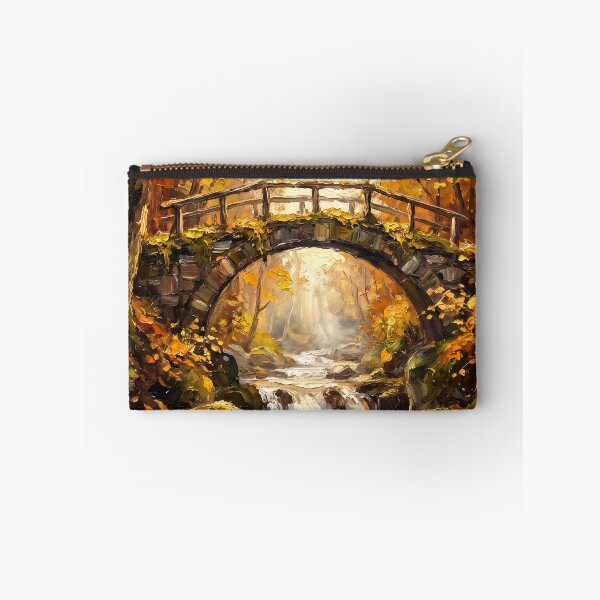 Item preview, Autumn Footbridge designed and sold by RedPeaStudio.