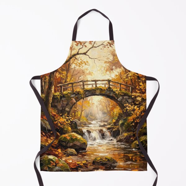 Item preview, Autumn Footbridge designed and sold by RedPeaStudio.