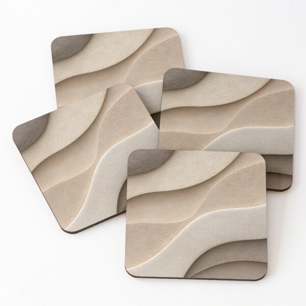 Item preview, Layered Braided Rope Texture - Abstract Woven Pattern in Neutral Tones designed and sold by Agnisherl.