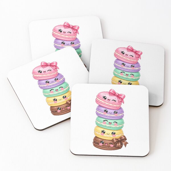 Item preview, Kawaii Macarons designed and sold by Whimsy Petal and Co..