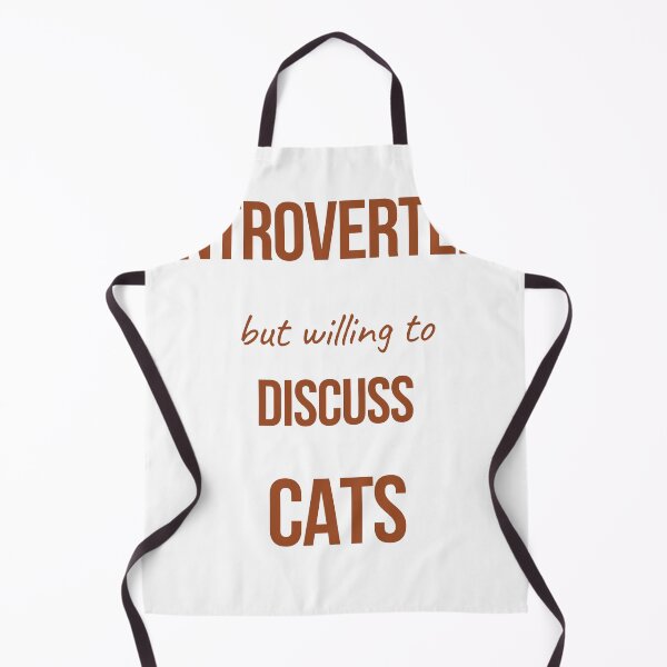Item preview, INTROVERTED, but willing to DISCUSS CATS designed and sold by itsnoviashop.
