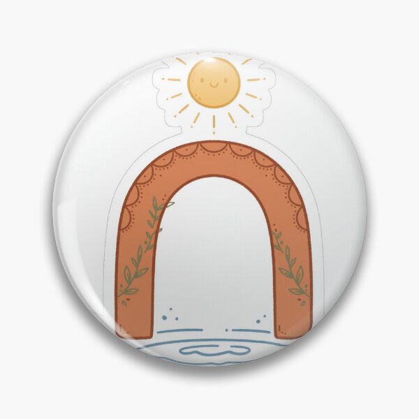 Item preview, Mediterranean Arch Sun Water Ripple — Boho Sun Gate designed and sold by Mahesh  Tolani.