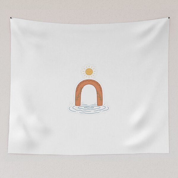 Item preview, Mediterranean Arch Sun Water Ripple — Boho Sun Gate designed and sold by Mahesh  Tolani.