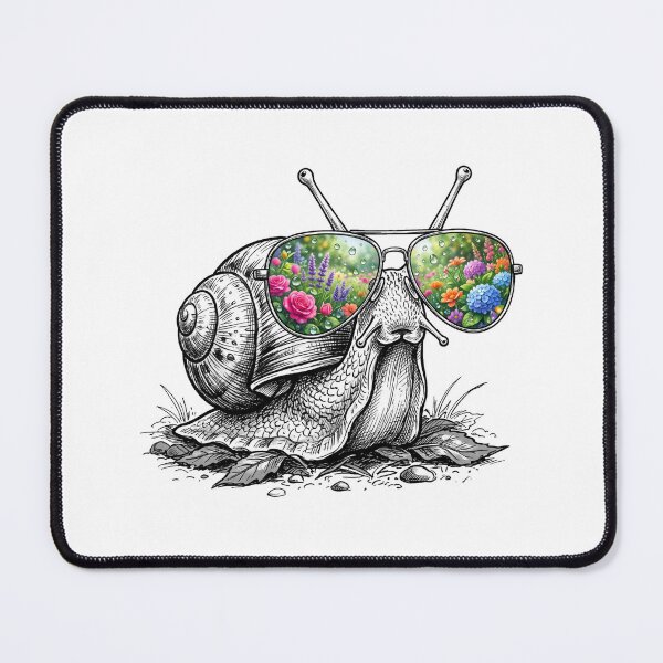Item preview, Snail Spring Garden Sunglasses Reflection designed and sold by Bad-Decisions-Designs.
