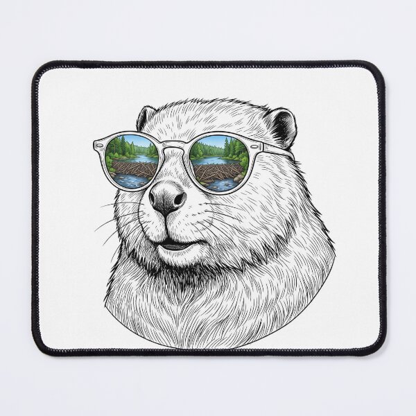 Item preview, Beaver Forest Dam Shades Reflection designed and sold by Bad-Decisions-Designs.
