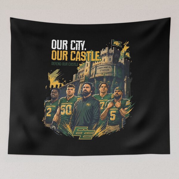 Item preview, Equipo de fútbol americano de Edmonton - Estadio Commonwealth - Nuestra ciudad, nuestro castillo - Defendamos nuestro castillo designed and sold by onlytiggokk.