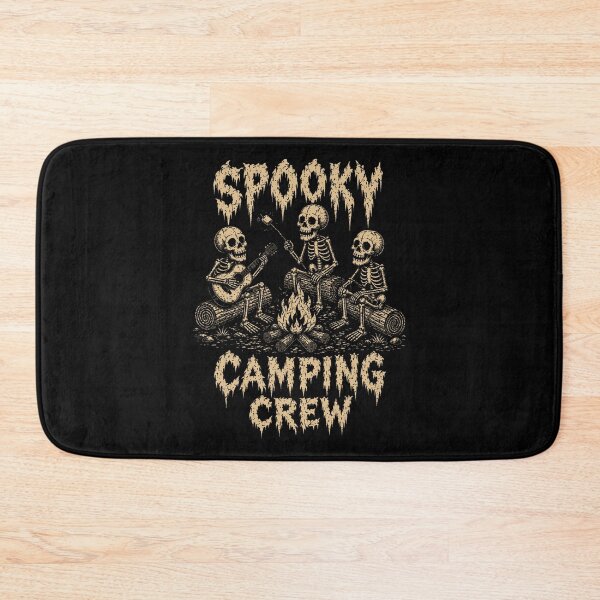 Item preview, Spooky Camping Crew Skeleton Campfire designed and sold by NoeValdric.