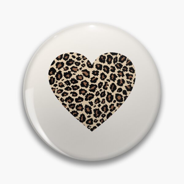 Item preview, Leopard Print Heart Animal Print Design designed and sold by GemsAnatomy.