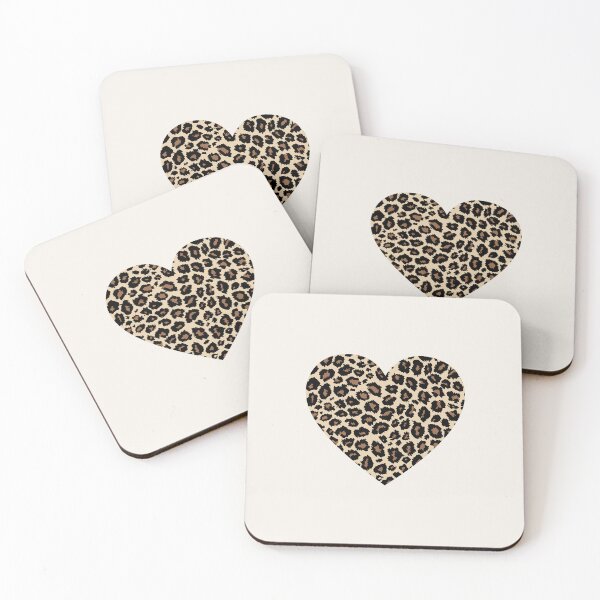 Item preview, Leopard Print Heart Animal Print Design designed and sold by GemsAnatomy.