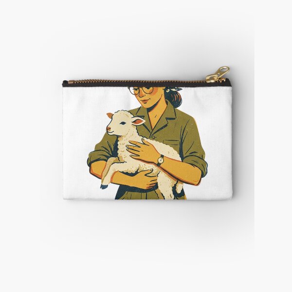 Item preview, Veterinarian Holding A Lamb designed and sold by eduardoroa22.