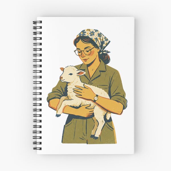 Item preview, Veterinarian Holding A Lamb designed and sold by eduardoroa22.