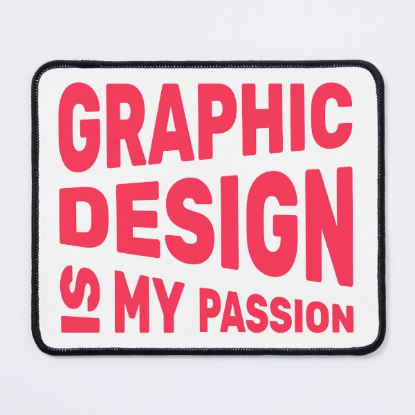 Item preview, Graphic Design Is My Passion (Red on White!) designed and sold by ruchir.online.