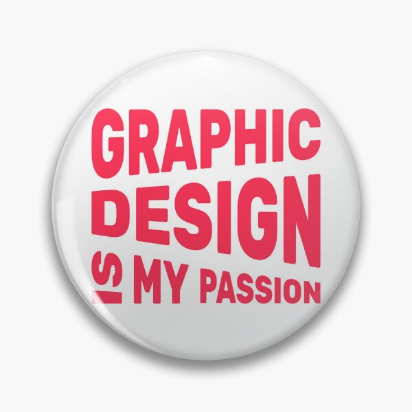 Item preview, Graphic Design Is My Passion (Red on White!) designed and sold by ruchir.online.