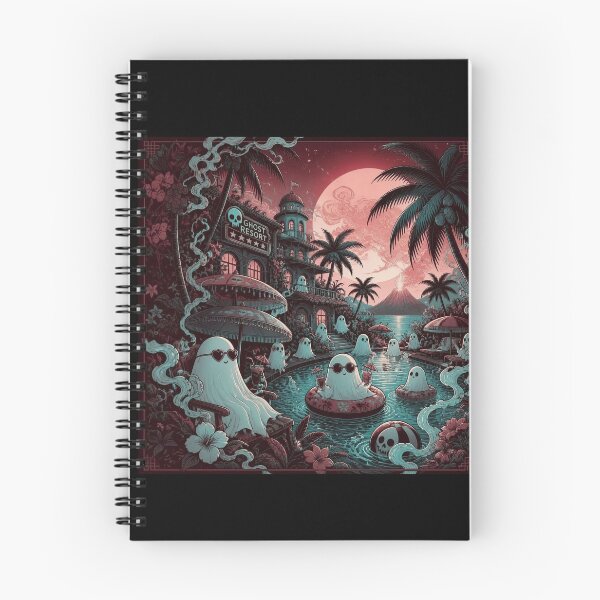 Item preview, Ghost Resort in Moonlight designed and sold by Shelley Loewnau-Jones Studio.