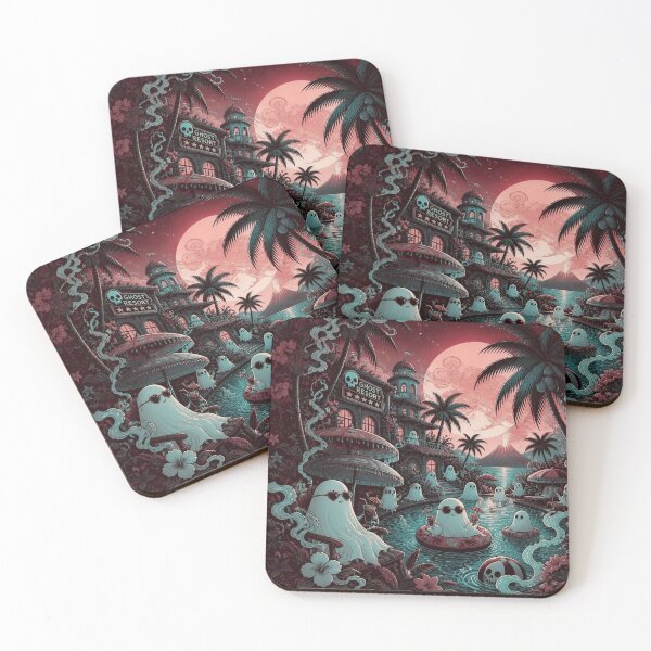 Item preview, Ghost Resort in Moonlight designed and sold by Shelley Loewnau-Jones Studio.