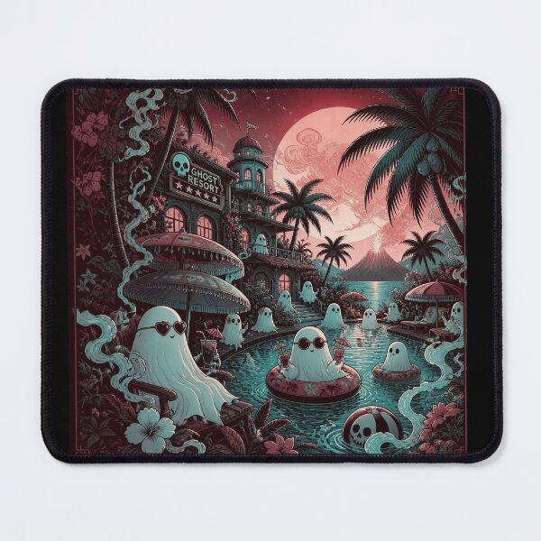 Item preview, Ghost Resort in Moonlight designed and sold by Shelley Loewnau-Jones Studio.