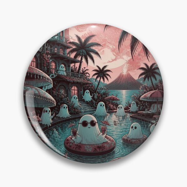Item preview, Ghost Resort in Moonlight designed and sold by Shelley Loewnau-Jones Studio.