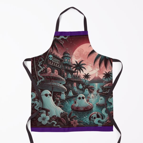 Item preview, Ghost Resort in Moonlight designed and sold by Shelley Loewnau-Jones Studio.