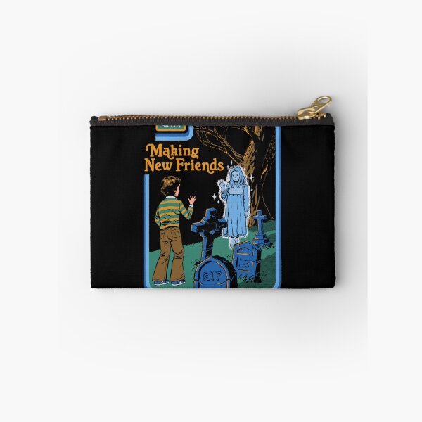 Item preview, Making New Friends Ghost Cemetery Vintage Retro designed and sold by AmazingPics001.