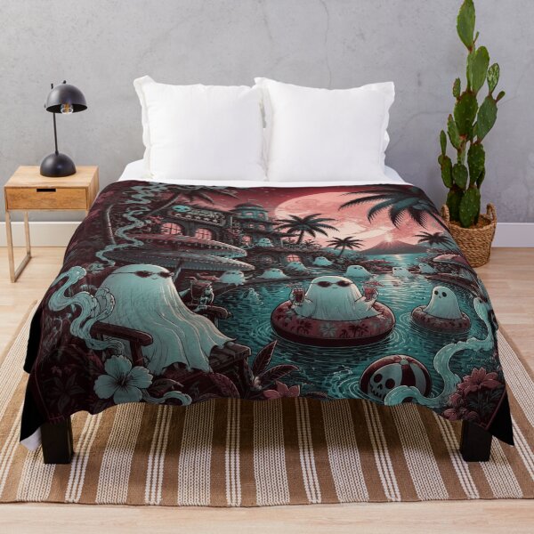Item preview, Ghost Resort in Moonlight designed and sold by Shelley Loewnau-Jones Studio.