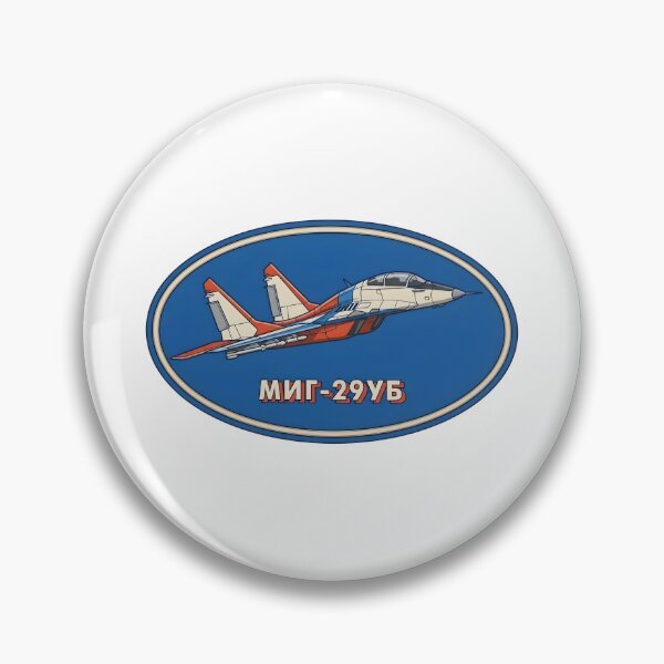 Item preview, Mikoyan MiG-29UB Fulcrum-B Twin-Seat Trainer Oval Patch designed and sold by CharlieDesings.