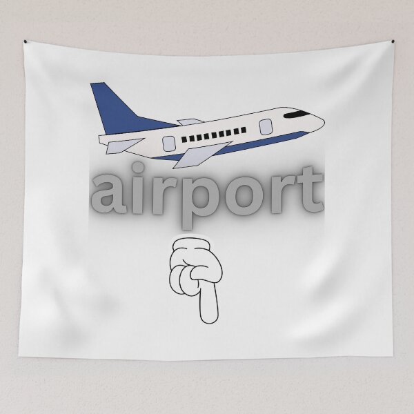 Item preview, Airport Airplane Cartoon T-Shirt designed and sold by everyone cloth house.