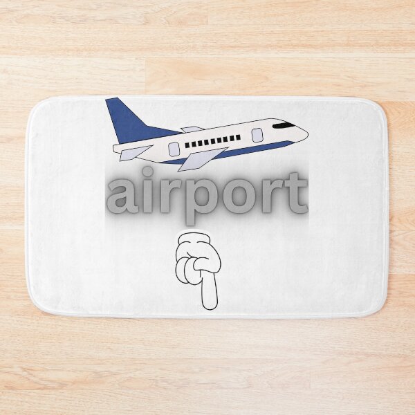 Item preview, Airport Airplane Cartoon T-Shirt designed and sold by everyone cloth house.